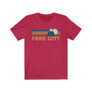 Park City, Utah T-Shirt - Retro Mountain Adult Unisex Park City T Shirt-8