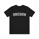 Oregon T-Shirt - Paint Text Unisex Oregon Shirt-7