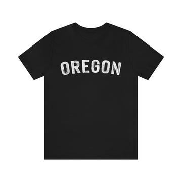 Buy black Oregon T-Shirt - Paint Text Unisex Oregon Shirt