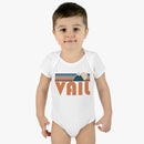 Vail Baby Bodysuit - Retro Mountain Vail, Colorado Baby Bodysuit-5