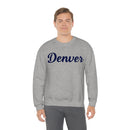 Denver, Colorado Sweatshirt - Script Unisex-12