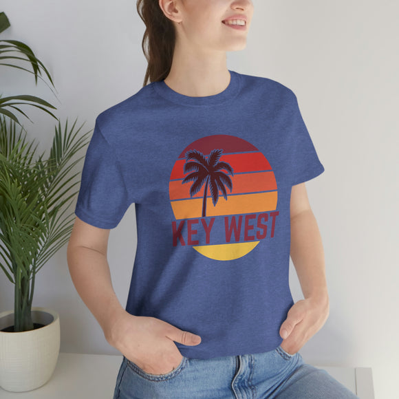Key West, Florida T-Shirt - Retro Palm Tree Unisex Key West Shirt