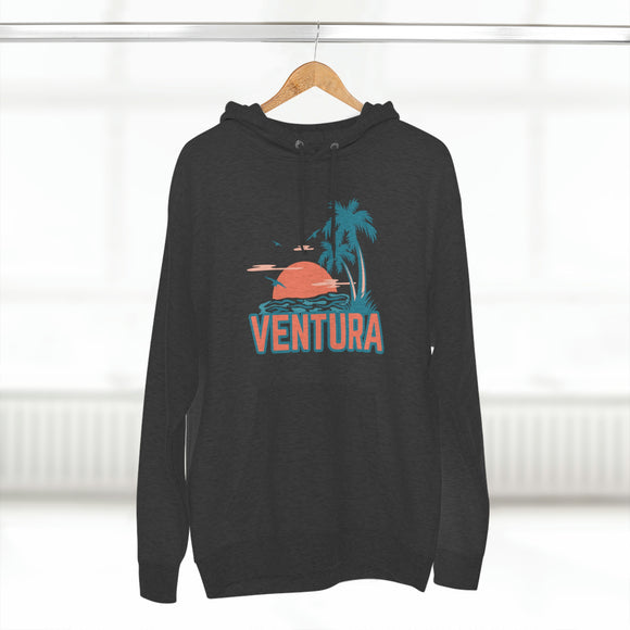 Premium Ventura, California Hoodie - Palm Tree Unisex Sweatshirt