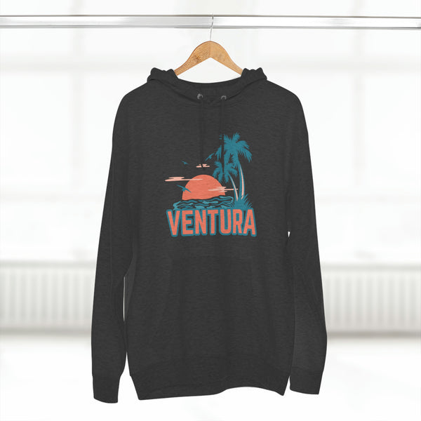 Premium Ventura, California Hoodie - Palm Tree Unisex Sweatshirt