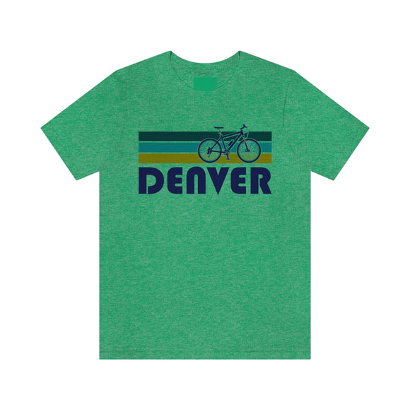 Denver T-Shirt - Retro Mountain Bike Adult Unisex Denver, Colorado T Shirt