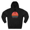 Premium North Dakota Hoodie - Retro 80s Unisex Sweatshirt-6