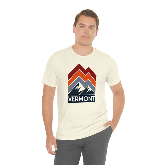 Vermont T-Shirt - Retro Mountain Unisex Vermont Shirt