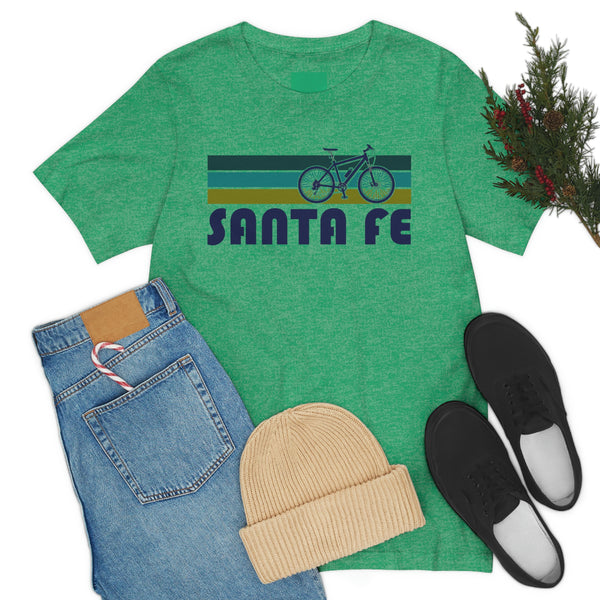 Santa Fe T-Shirt - Retro Mountain Bike Adult Unisex Santa Fe, New Mexico T Shirt
