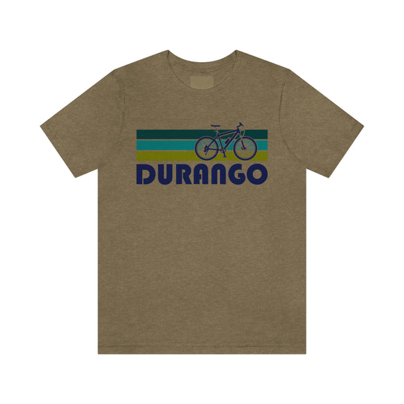 Durango T-Shirt - Retro Mountain Bike Adult Unisex Durango, Colorado T Shirt