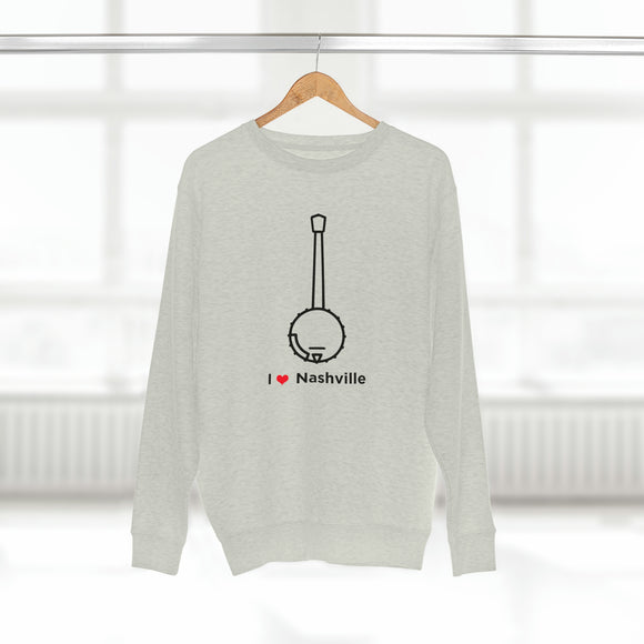 Premium Nashville, Tennessee Crewneck Sweatshirt - Retro Unisex Sweatshirt