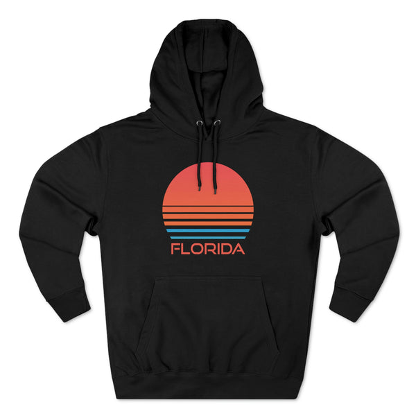 Premium Florida Hoodie - Retro 80s Unisex Sweatshirt