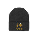 California Knit Beanie - Adult Embroidered I Heart / Love California Knit Hat-9