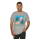 South Carolina T-Shirt - Retro Palm Tree & Beach Unisex South Carolina Shirt-68