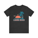 Laguna Beach, California T-Shirt - Retro Palm Tree & Beach Unisex Laguna Beach Shirt-73