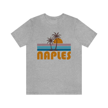 Naples, Florida T-Shirt - Retro Palm Tree Unisex Naples Shirt
