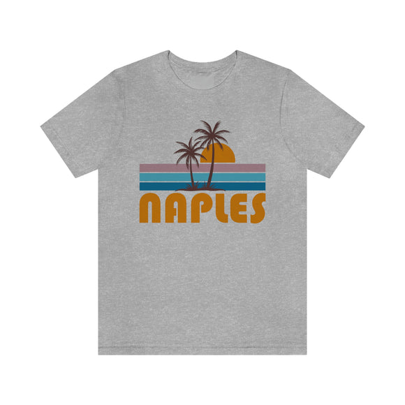 Naples, Florida T-Shirt - Retro Palm Tree Unisex Naples Shirt