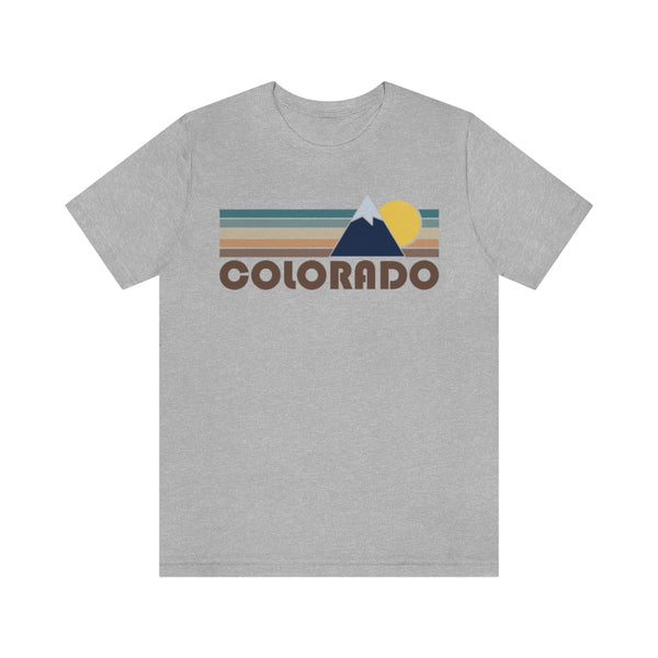 Colorado T-Shirt - Retro Mountain v2 Unisex Colorado Shirt