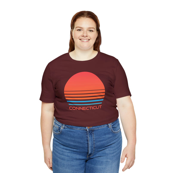 Connecticut T-Shirt - Retro 80s Unisex Connecticut Shirt