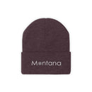 Montana Knit Beanie - Adult Embroidered Snowflake Montana Knit Hat-1