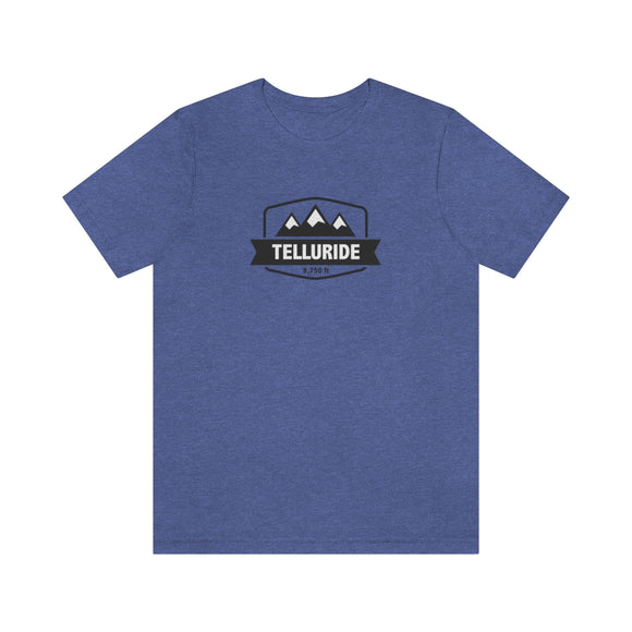 Telluride, Colorado T-Shirt - Altitude Badge Unisex Telluride Shirt