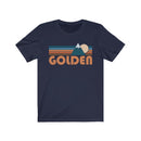 Golden, Colorado T-Shirt - Retro Mountain Adult Unisex Golden T Shirt-6