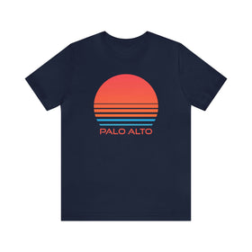 Palo Alto, California T-Shirt - Retro 80s Unisex Palo Alto Shirt