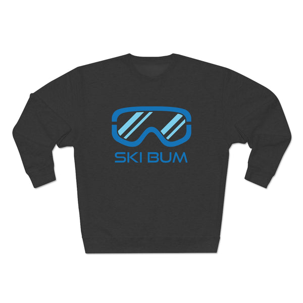 Premium Ski Bum Crewneck Sweatshirt - Retro Unisex Sweatshirt