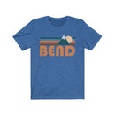 Bend, Oregon T-Shirt - Retro Mountain Adult Unisex Bend T Shirt-1