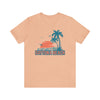Daytona Beach, Florida T-Shirt - Retro Palm Tree & Beach Unisex Daytona Beach Shirt