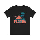 Florida T-Shirt - Retro Palm Tree & Beach Unisex Florida Shirt-17