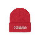 Colorado Beanie - Adult Embroidered Colorado Knit Hat-21