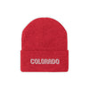 Colorado Beanie - Adult Embroidered Colorado Knit Hat