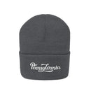 Pennsylvania Beanie - Adult Hand Lettered Embroidered Pennsylvania Knit Hat-6