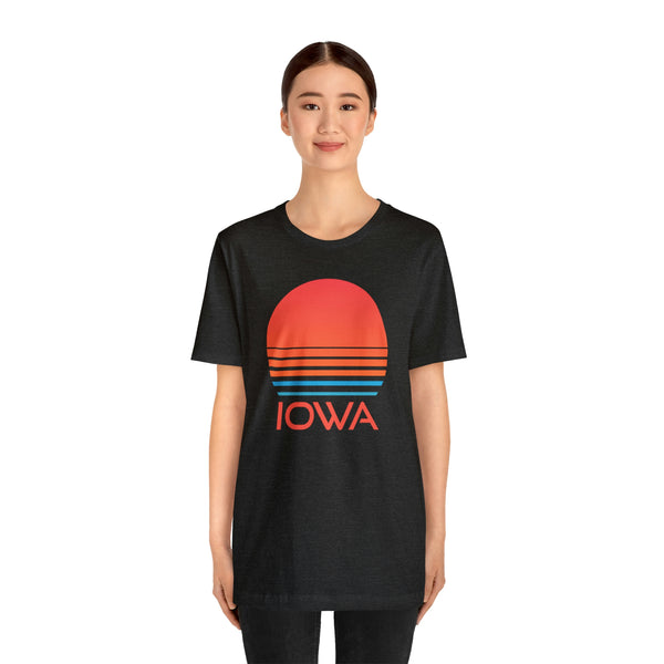 Iowa T-Shirt - Retro 80s Unisex Iowa Shirt