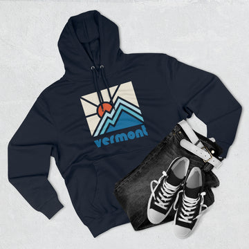 Premium Vermont Hoodie - Min Mountain Unisex Sweatshirt - 0