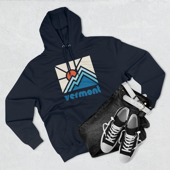 Premium Vermont Hoodie - Min Mountain Unisex Sweatshirt