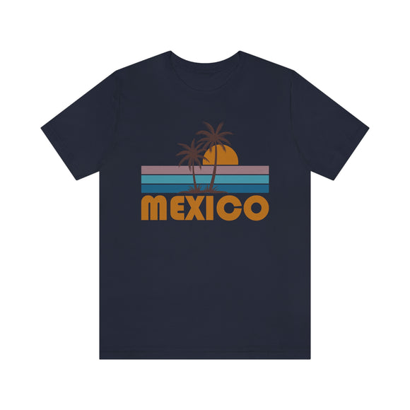 Mexico T-Shirt - Retro Palm Tree Unisex Mexico Shirt
