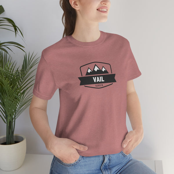 Vail, Colorado T-Shirt - Altitude Badge Unisex Vail Shirt