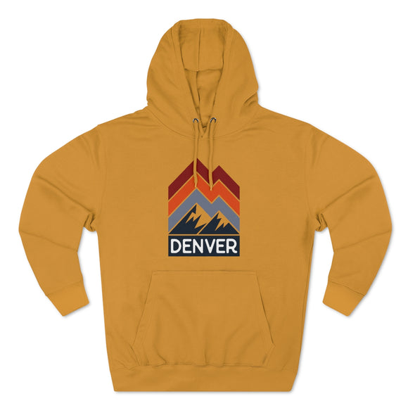 Premium Denver, Colorado Hoodie - Retro Unisex Sweatshirt