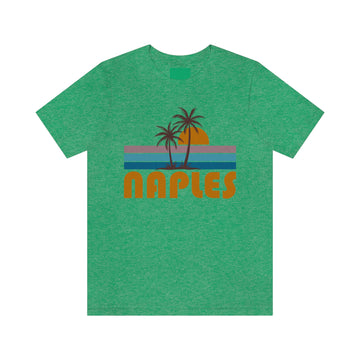 Buy heather-kelly Naples, Florida T-Shirt - Retro Palm Tree Unisex Naples Shirt