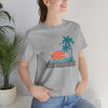 West Palm Beach, Florida T-Shirt - Retro Palm Tree & Beach Unisex West Palm Beach Shirt