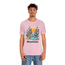 Montana T-Shirt - Mountain Illustration Unisex Montana Shirt-51