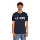 Illinois T-Shirt - Paint Text Unisex Illinois Shirt-20