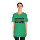 Golden T-Shirt - Retro Mountain Bike Adult Unisex Golden, Colorado T Shirt-2