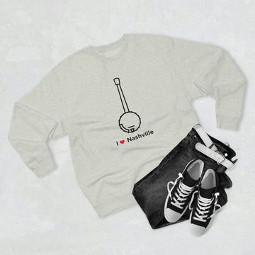 Premium Nashville, Tennessee Crewneck Sweatshirt - Retro Unisex Sweatshirt - 0