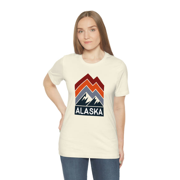 Alaska T-Shirt - Retro Mountain Unisex Alaska Shirt
