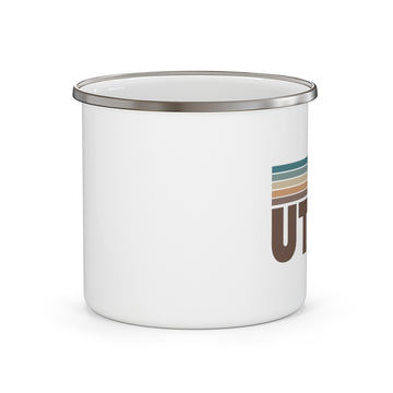 Utah Camp Mug - Retro Enamel Camping Utah Mug - 0