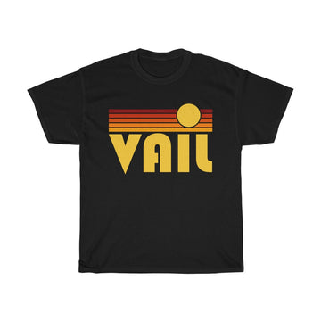 Buy black Vail, Colorado T-Shirt - Unisex Retro Vail Shirt
