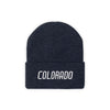 Colorado Beanie - Adult Embroidered Colorado Knit Hat