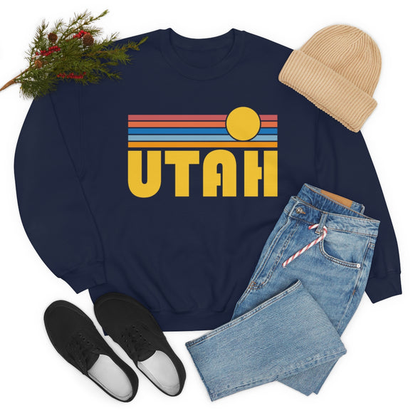 Utah Sweatshirt - Retro Sunrise Unisex